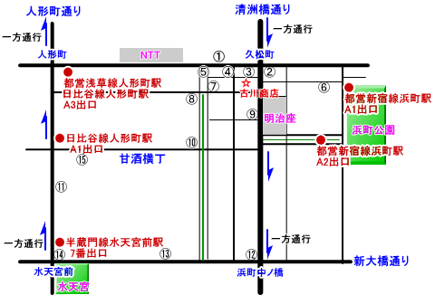 株式会社古川商店案内図
