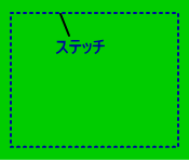 クッション用語：ステッチ